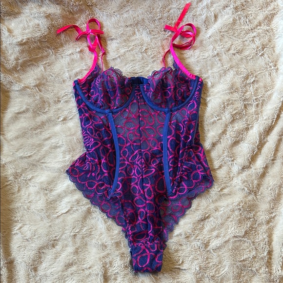 Savage X Lace Corset Bodysuit - Picture 2 of 4